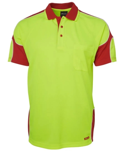 Picture of JB's Wear, HV S/S Arm Panel Polo